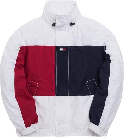 tommy x kith colorblock jacket.